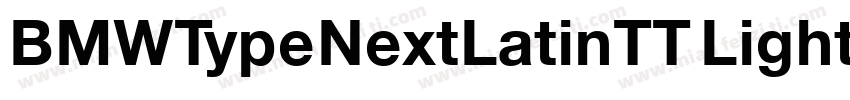 BMWTypeNextLatinTT Light字体转换